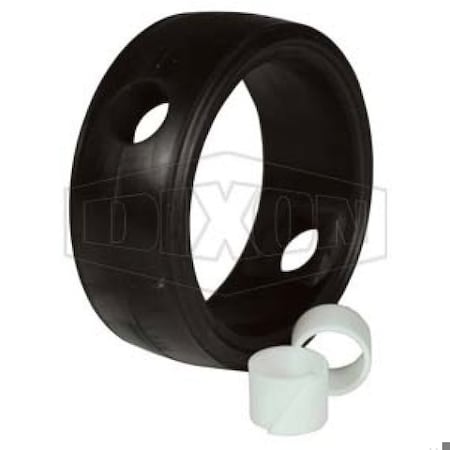 Dixon Valve Repair Kit, For Use with Clamp End and Weld End Butterfly Valves, EPDM, Black B5104-RKE300